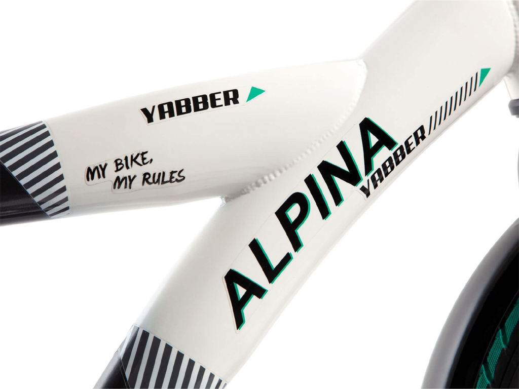 Uit Wetenschap paars Alpina Yabber 18 inch Pure White/Industrial Black, altijd hoge korting!