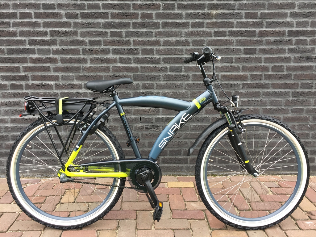 Batavus Snake 26 inch 48cm Antraciet, altijd hoge korting!