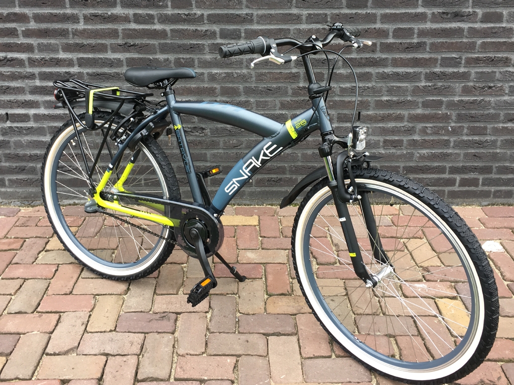 Batavus Snake 26 inch 48cm Antraciet, altijd hoge korting!