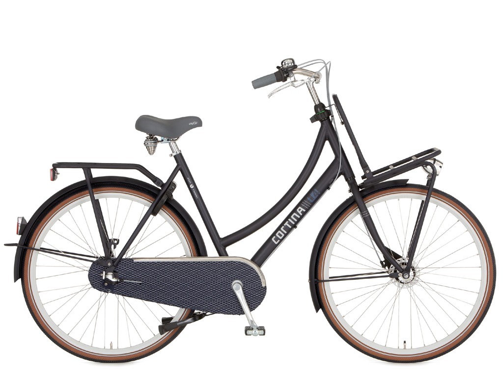 28 inch Meisjesfietsen Cortina Blauw 57 cm van Hetkinderfietspaleis.nl