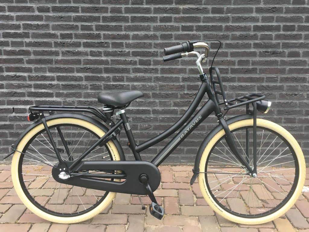 Verovering Peer Leeuw Batavus Packd M26 inch Zwart mat, altijd hoge korting!